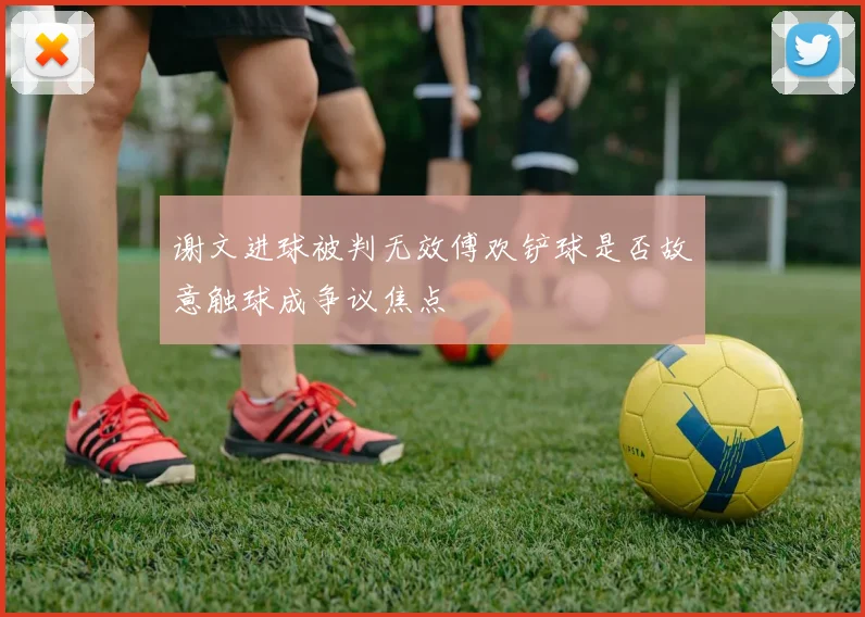 谢文进球被判无效傅欢铲球是否故意触球成争议焦点